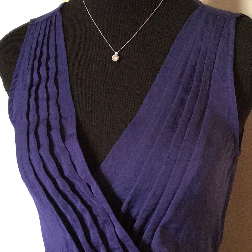 Zara Basic Royal Blue Small Sleeveless Dress - Picture 2 of 7